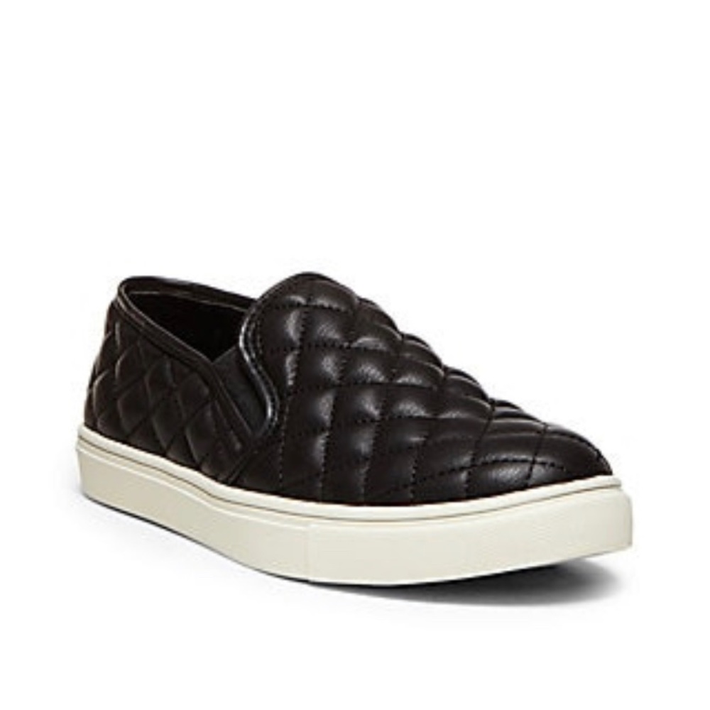 womens black steve madden slip on sneakers